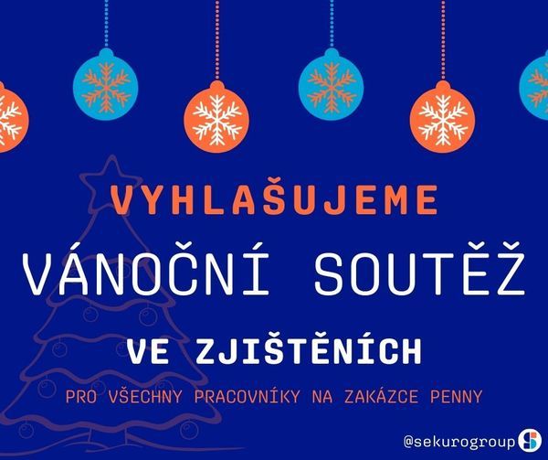 Vyhlašujeme Vánoční soutěž ve zjištěních! - pro zaměstnance